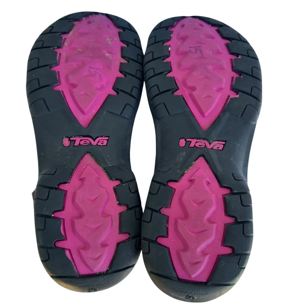 Teva Verra Sport Sandals Hiking Outdoor Strappy Pink Gray Womens 9.5 1006263